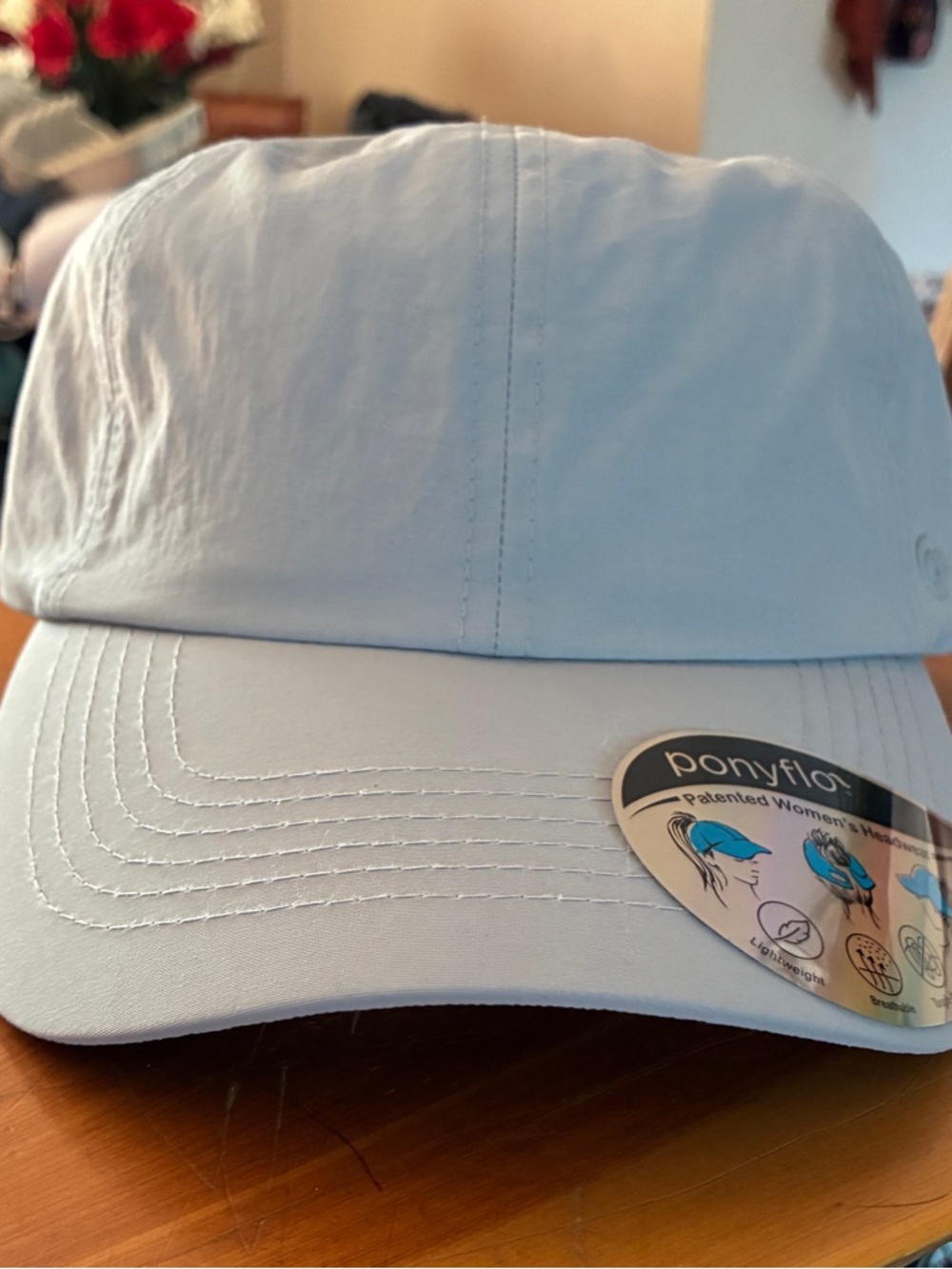Ponyfloss Gray Women's Ponytail Baseball Cap